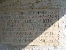 natpis sa starog grobnog objekta